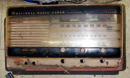 ナショナル 真空管ラジオ BL-280の修理