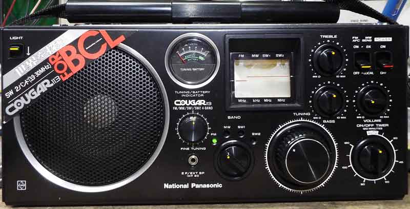 限定販売ナショナル National COUGAR クーガ RF-1130 AM/FM/SW BCLラジオ 一般